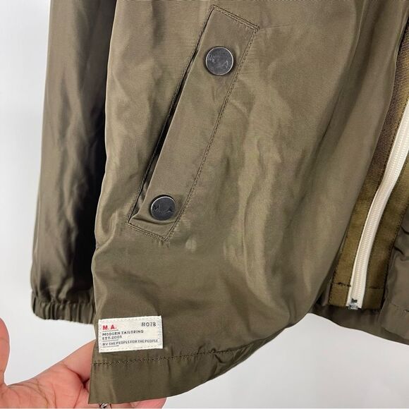 Marshall Artist Zip Up Hooded Windbreaker Jacket Size Small Men's - Picture 4 of 11